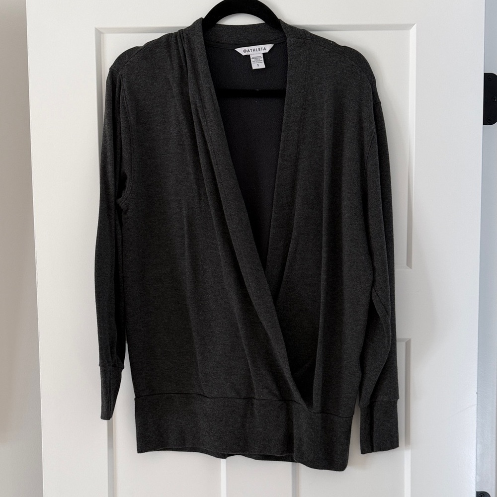 Athleta Women's Charcoal Cardigan